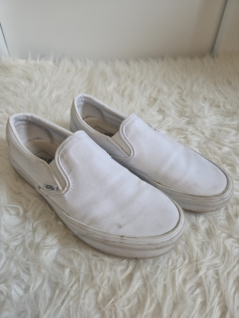 Vans Slip-On Canvas Sneakers White